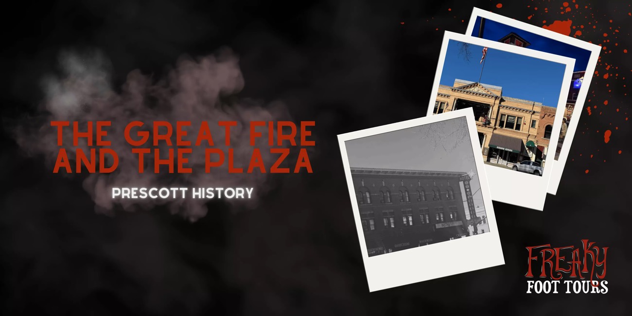 Courthouse Plaza in Prescott, Arizona, across the street from Whiskey Row