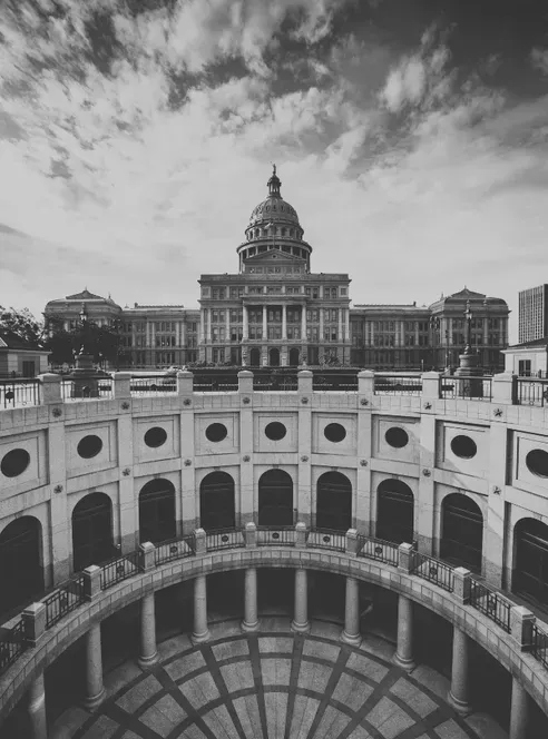 Historic downtown Austin buildings on a ghost tour route