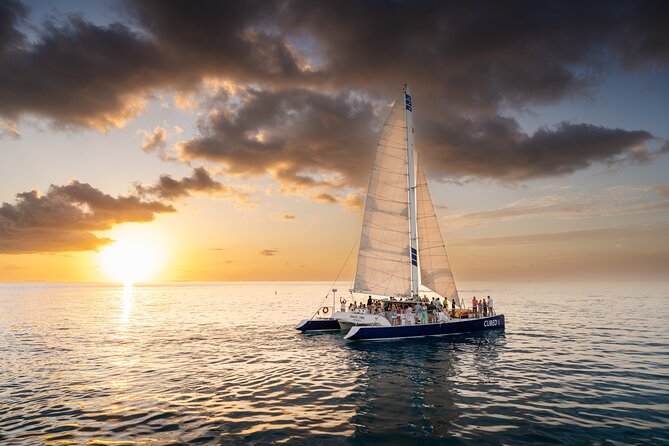 Key West at dusk, where the island's ghost tours set out