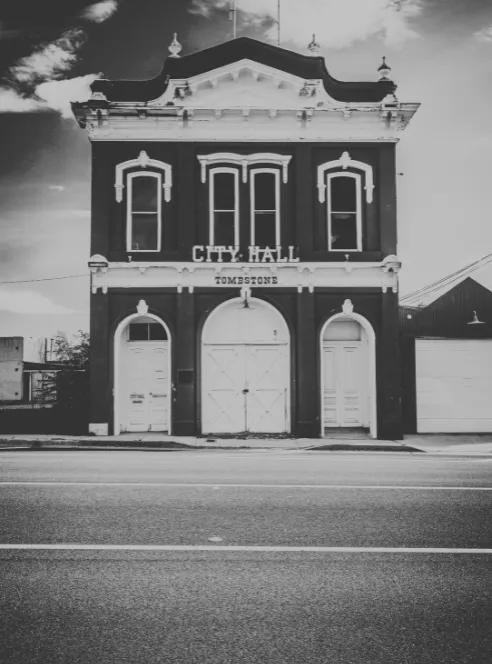 The historic streets of Tombstone, Arizona