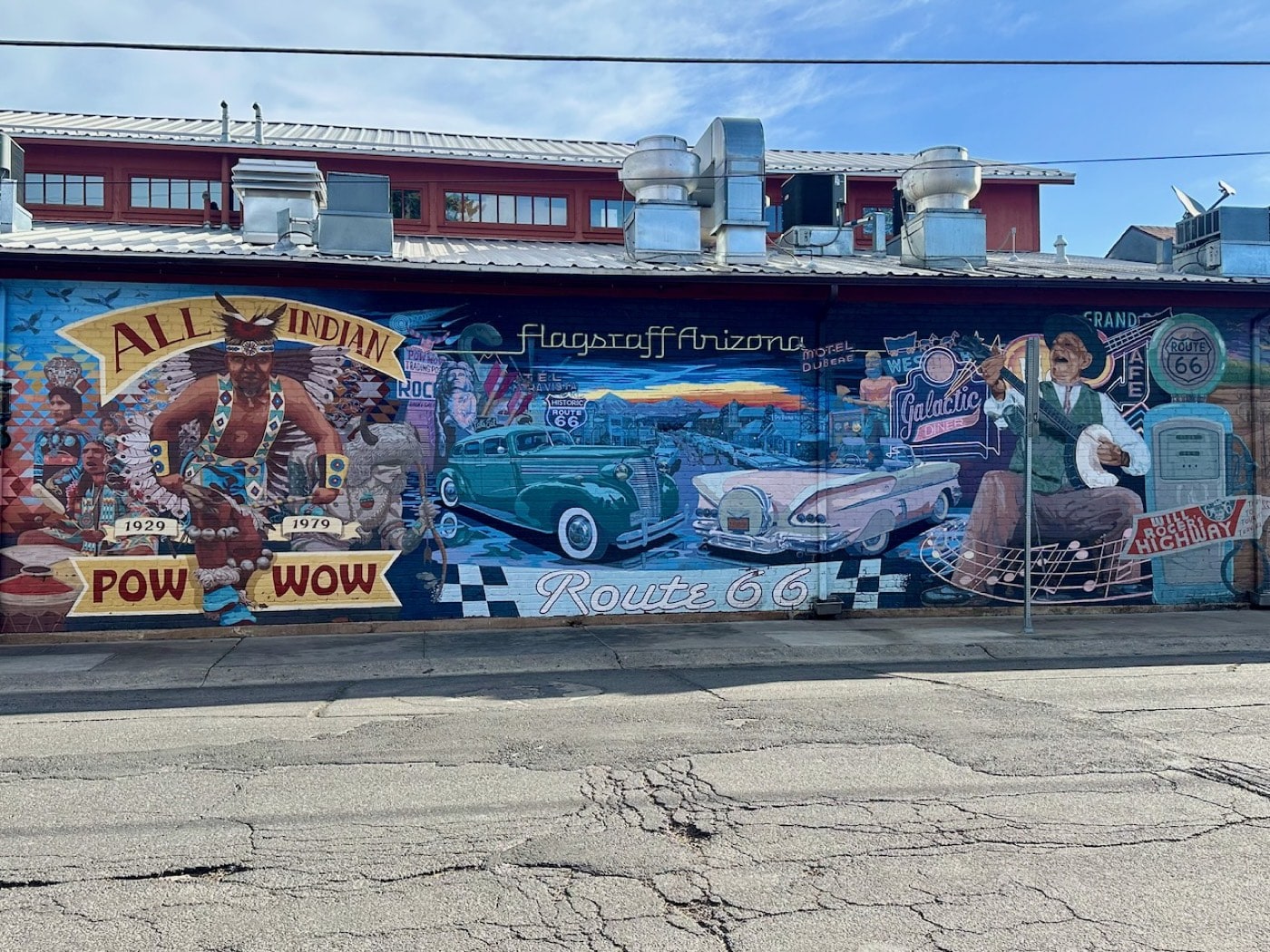 Mother Myth of Route 66 Mural